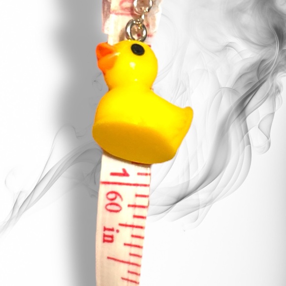 Hand Crafted Earrings Ducks Yellow Orange Resin Dangle Long Pierced - Picture 8 of 8